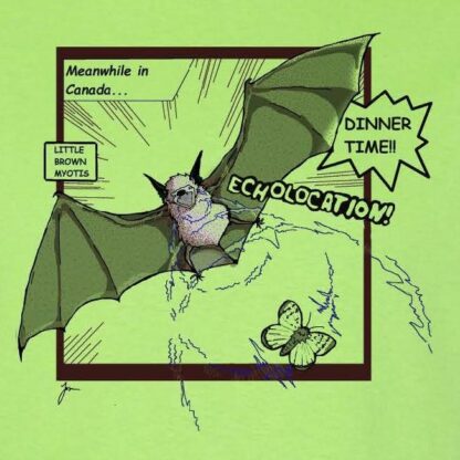 Bat Echolocation T-shirt - Image 2